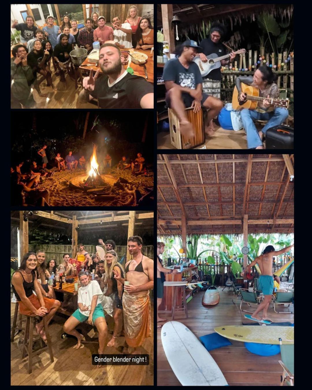 Three Little Birds Surf Hostel General Luna  Exterior foto