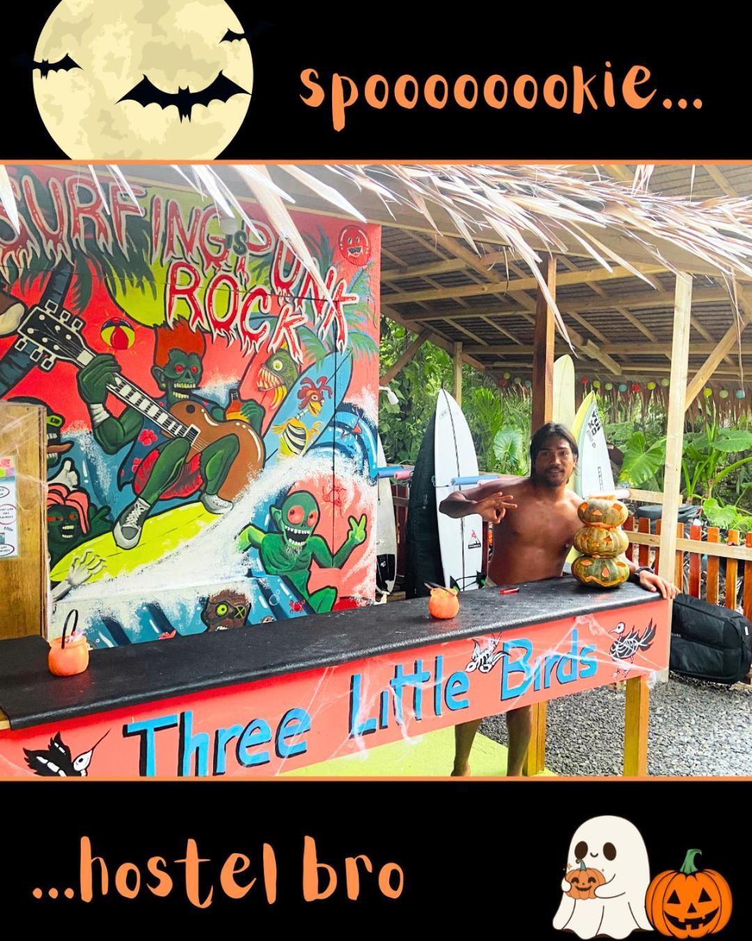 Three Little Birds Surf Hostel General Luna  Exterior foto